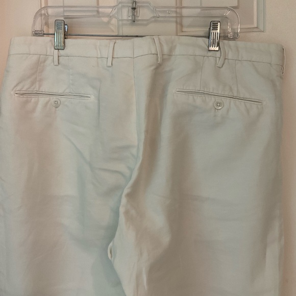 Incotex Chinolino Trousers, Linen and Cotton, White, Men’s Size 38 X 32 - Picture 8 of 16